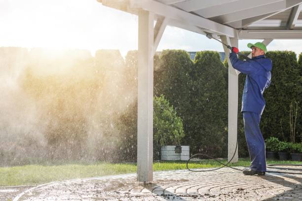 Post-Construction Pressure Washing in New Hartford Center, CT